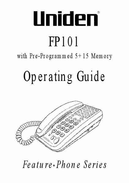 Uniden Telephone FP101-page_pdf